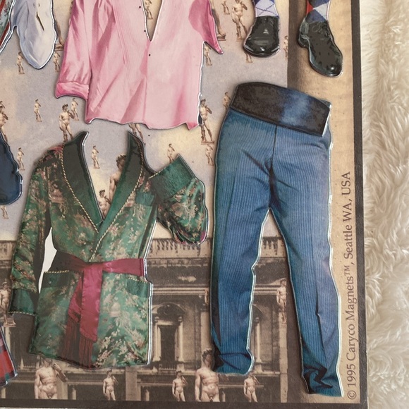 Caryco Vintage 1995 Formal Wear Kit for Michelanglo's David Statue Magnet - Picture 4 of 7